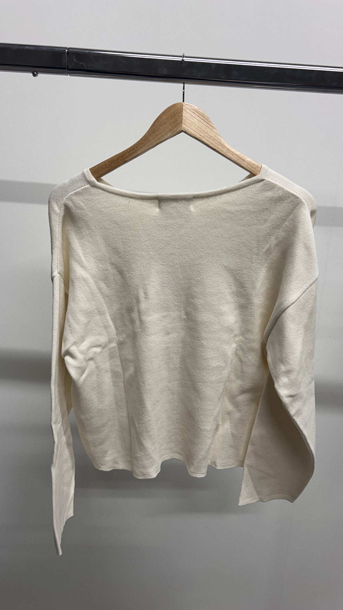 Pull en coton bio | écru 'williamsburg offwhite'
