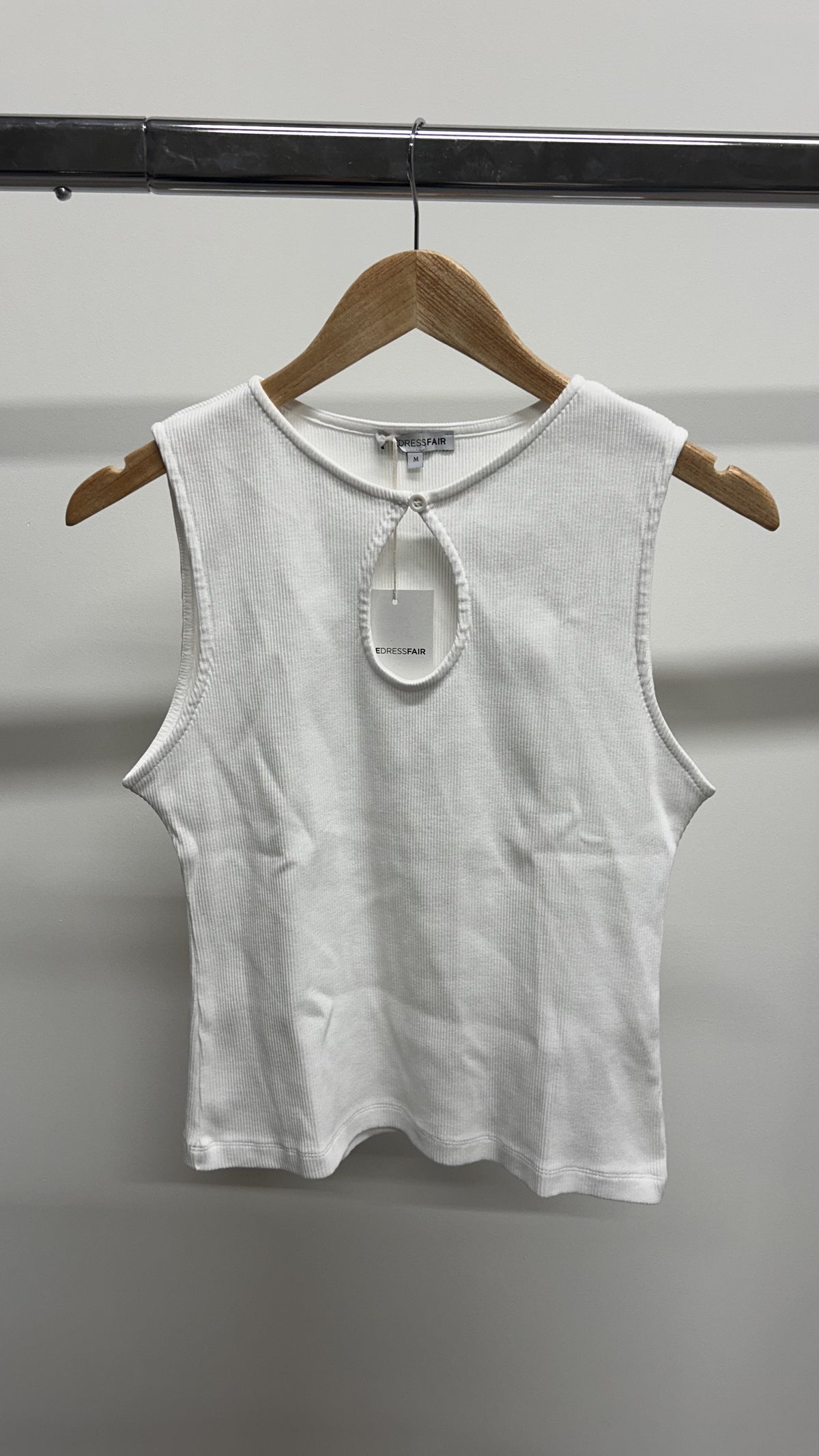 Top goutte en coton bio 'Mahé' | blanc | Blanc