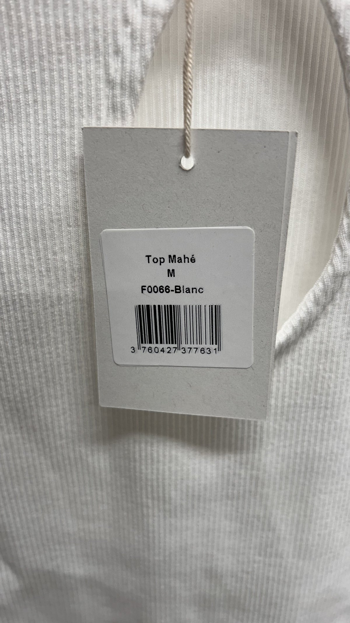 Top goutte en coton bio 'Mahé' | blanc | Blanc