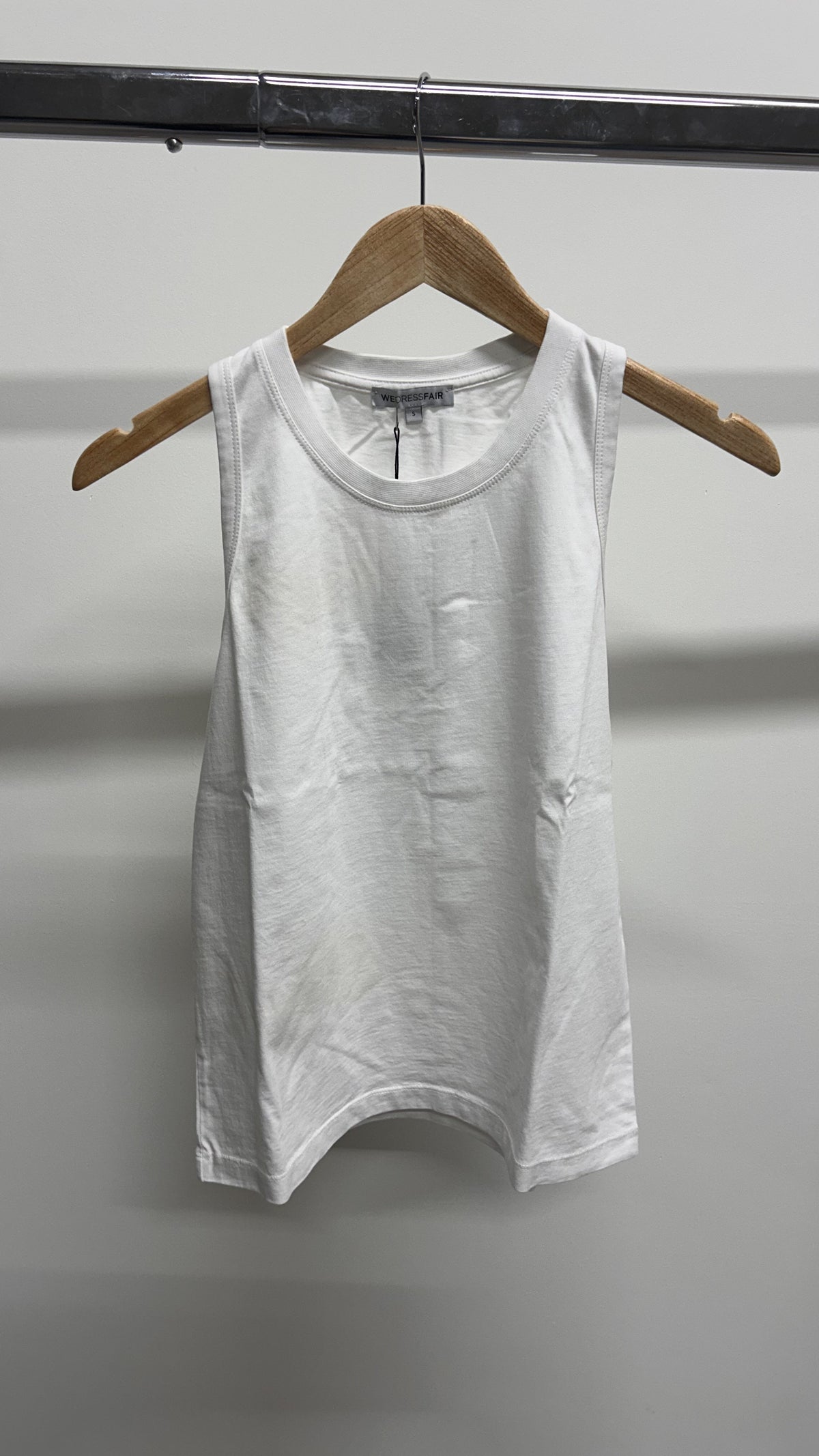 Débardeur en coton bio | blanc