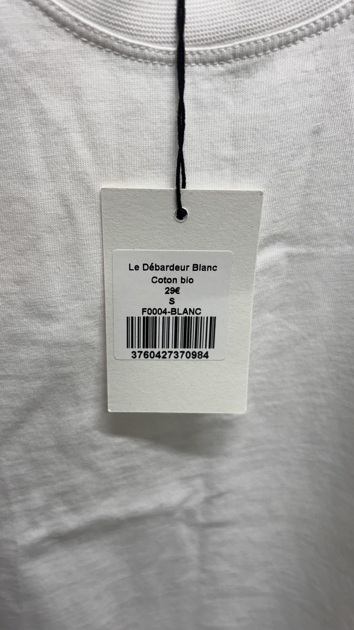 Débardeur en coton bio | blanc