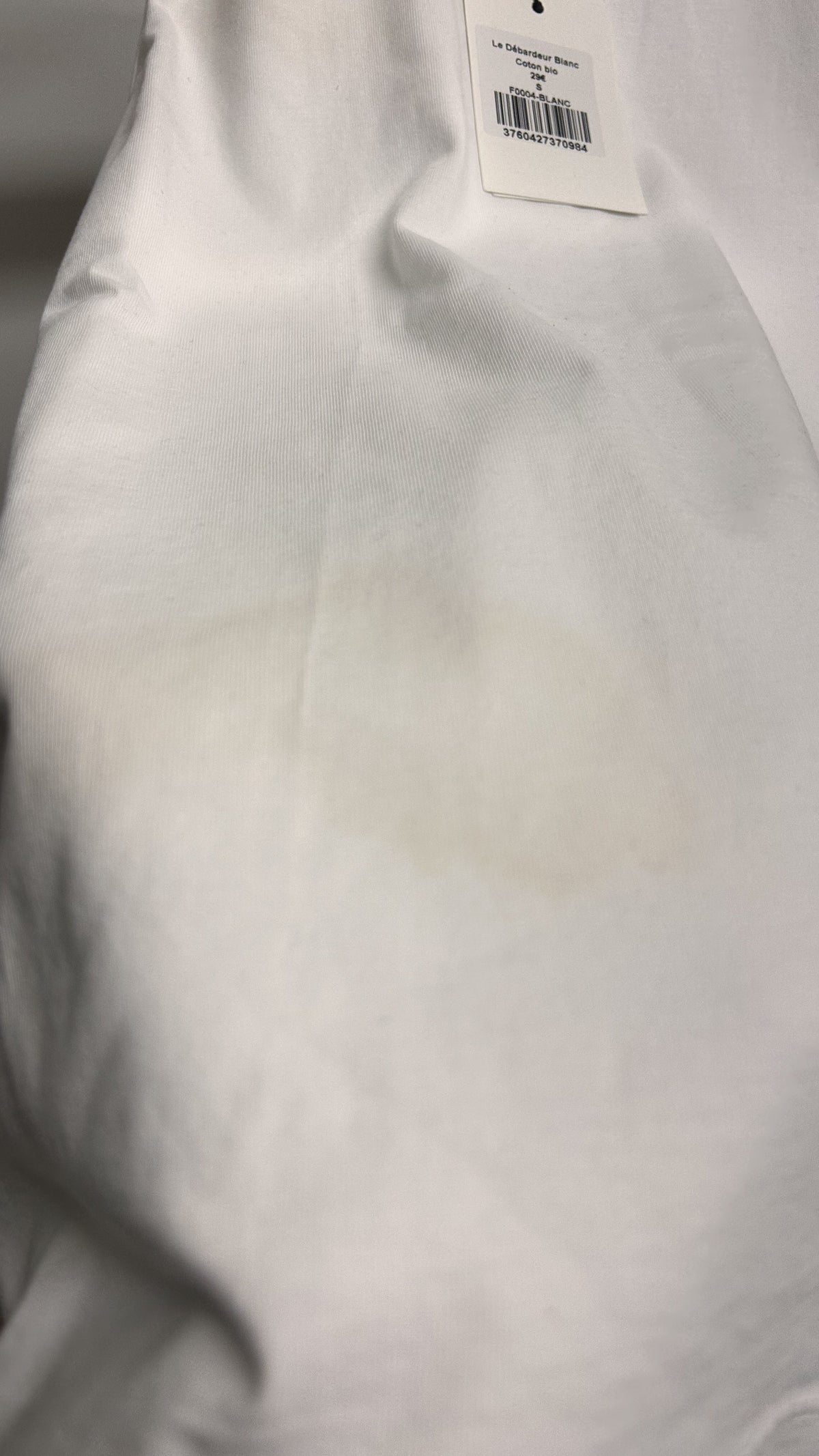 Débardeur en coton bio | blanc