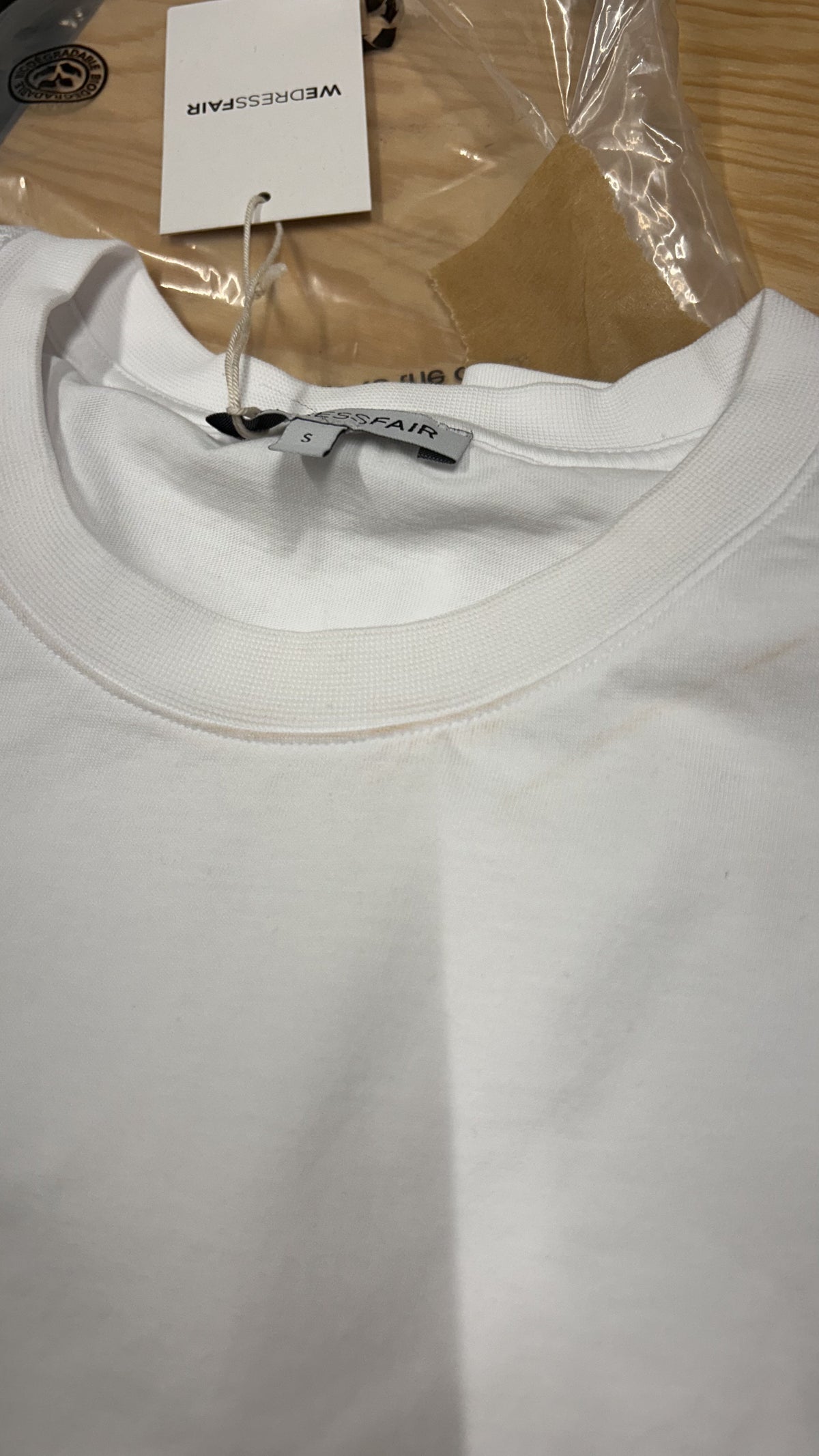 T-shirt en coton bio | blanc | Blanc