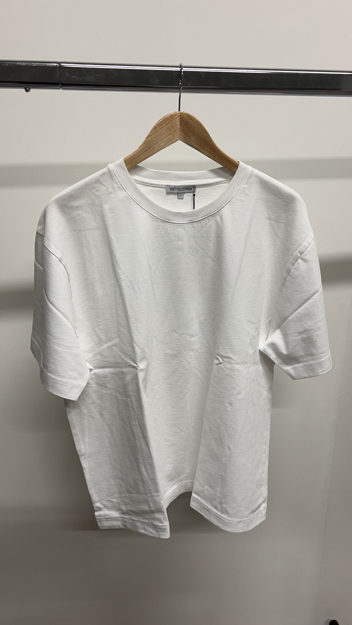 t-shirt oversize en coton bio | blanc