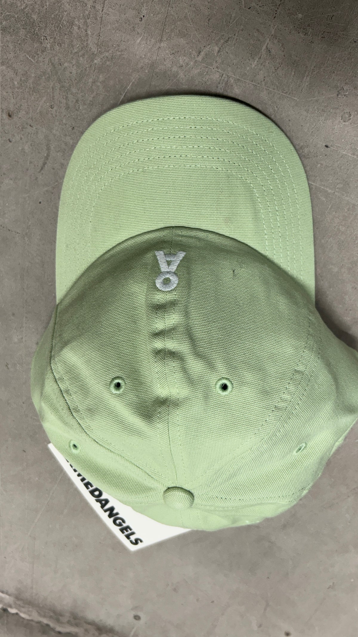 Casquette en coton bio | vert pastel 'yenaas bold green ash'