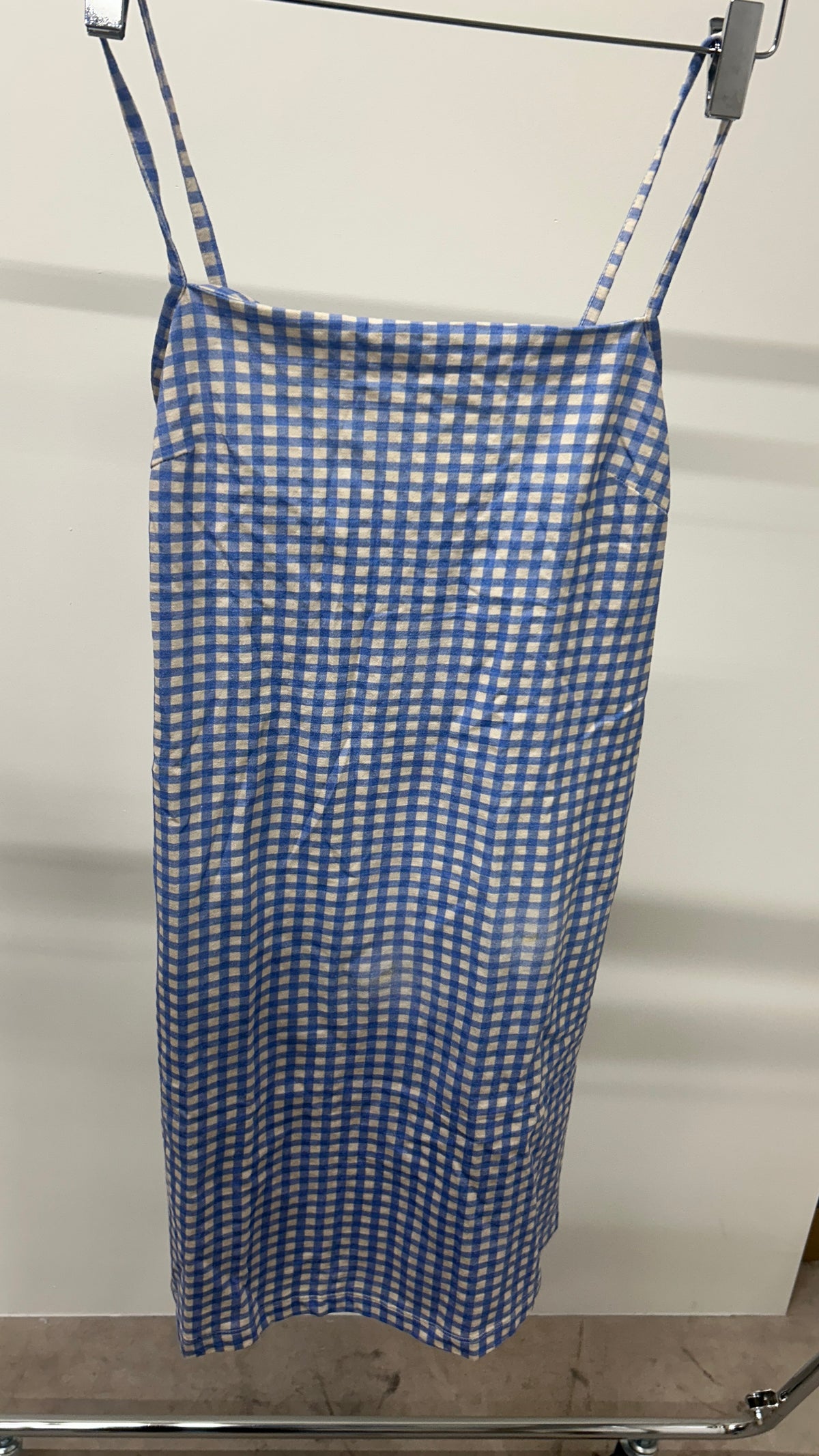 Robe mini coton bio | vichy provence - bleu | Bleu