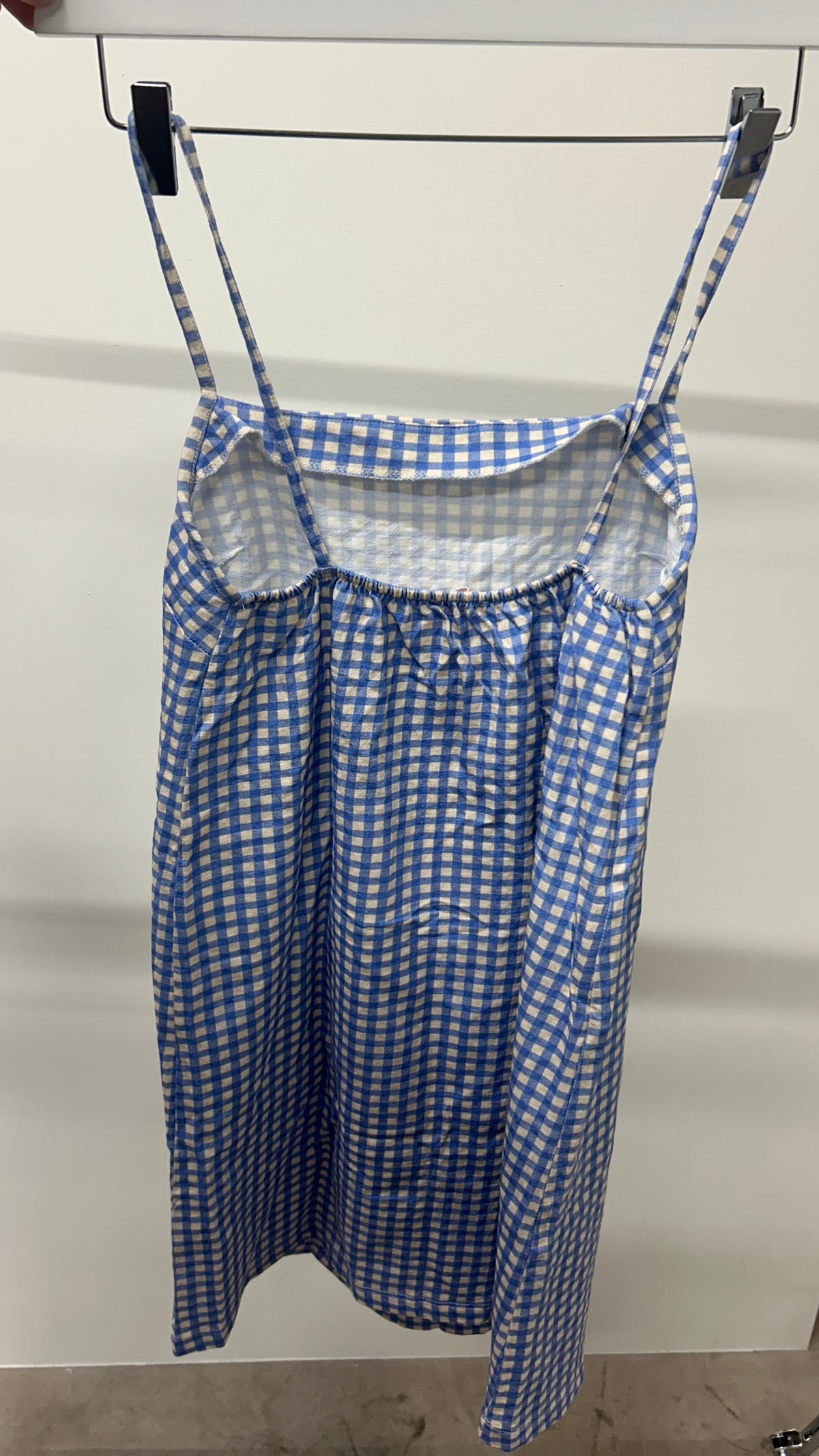 Robe mini coton bio | vichy provence - bleu | Bleu