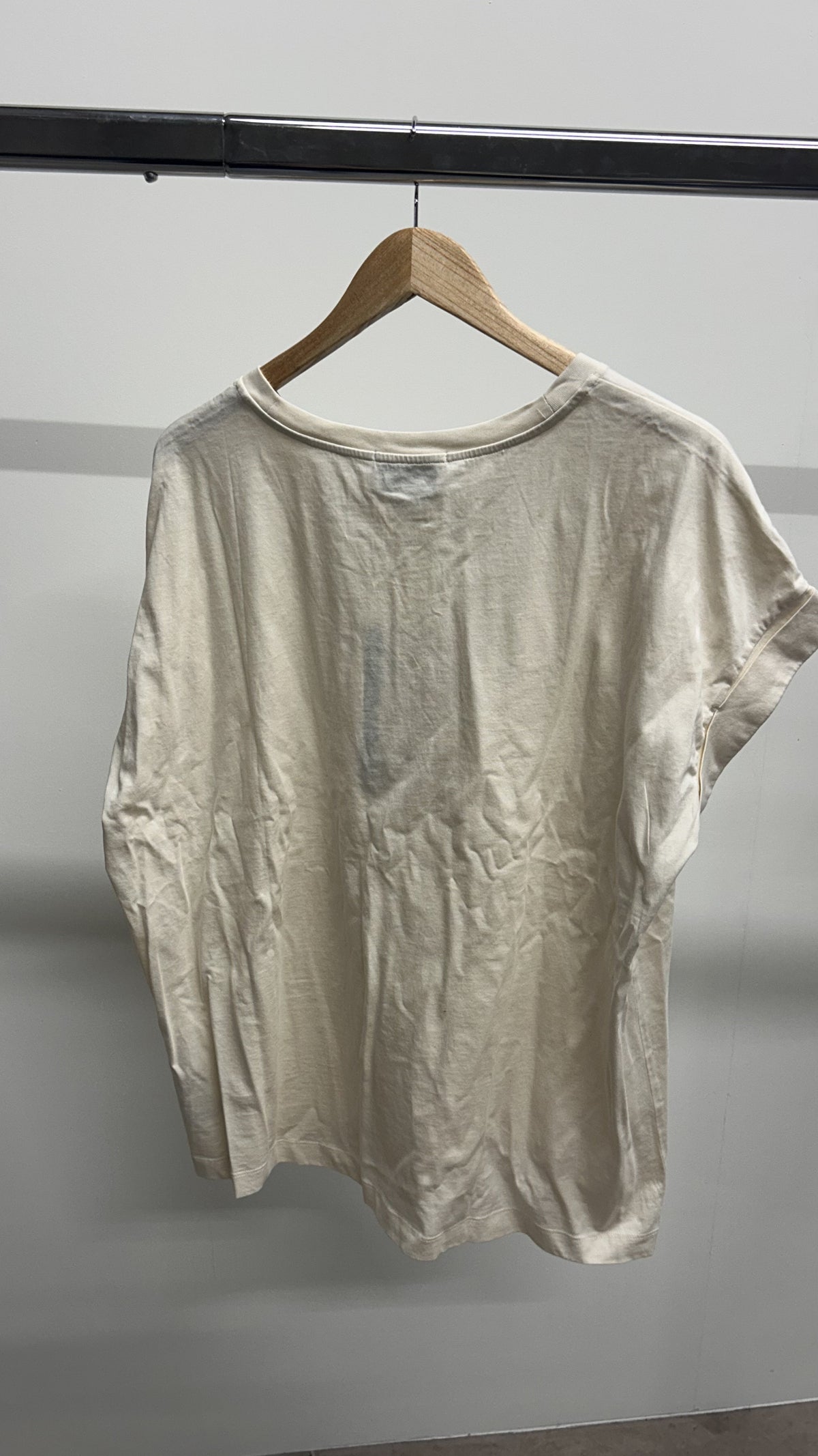 T-shirt en coton bio non teinté | écru 'idaara undyed'