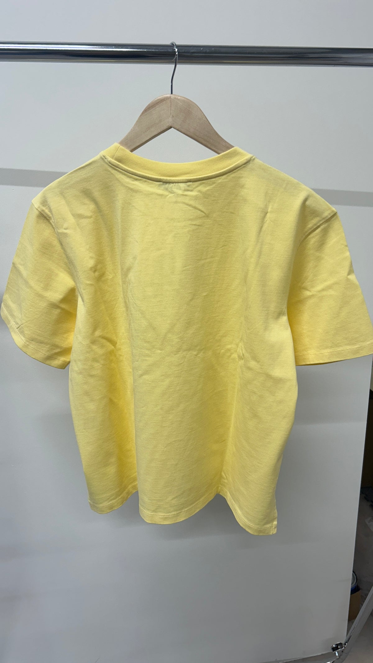 T-shirt boxy en coton bio | jaune | Jaune