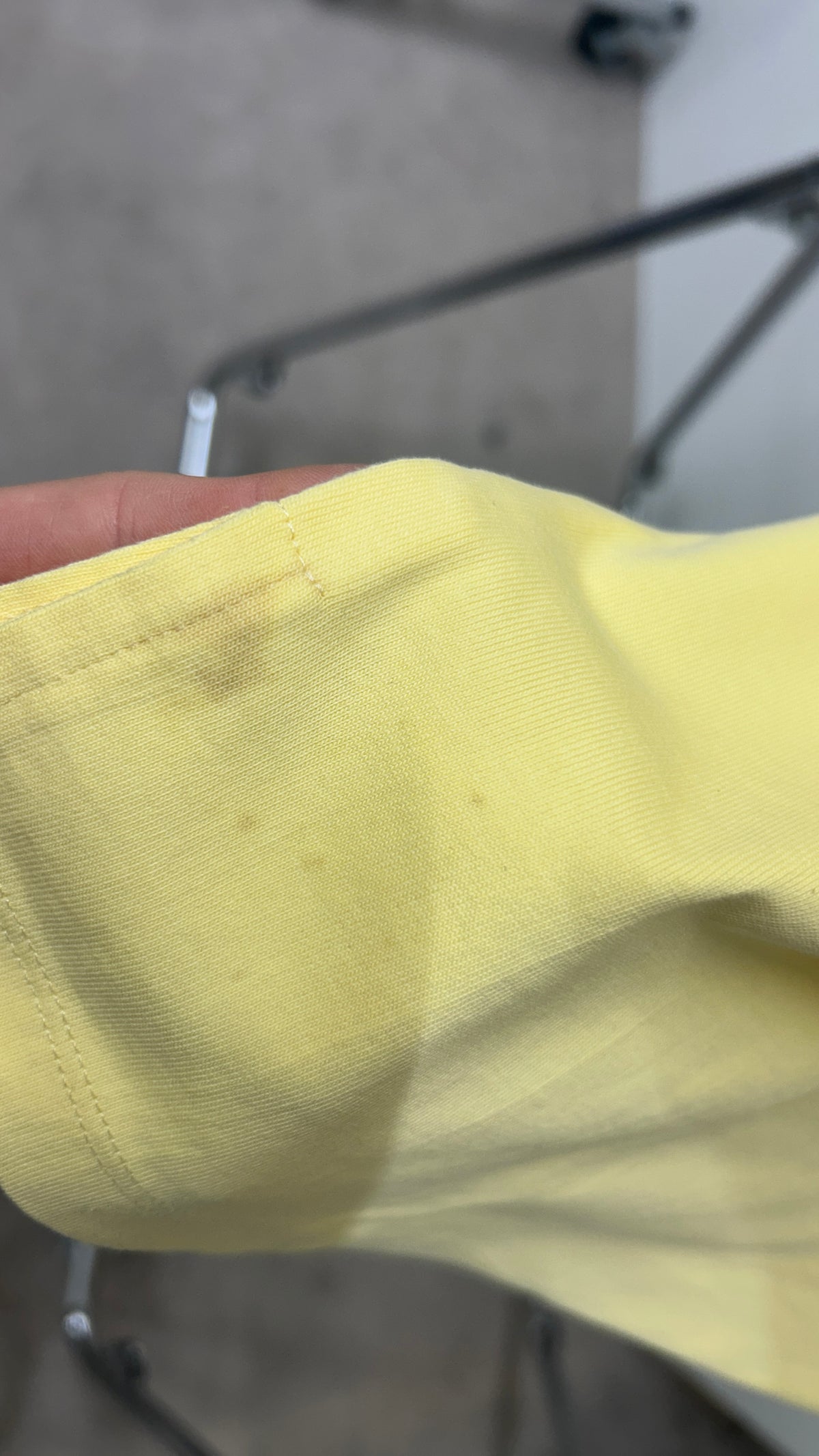 T-shirt boxy en coton bio | jaune | Jaune