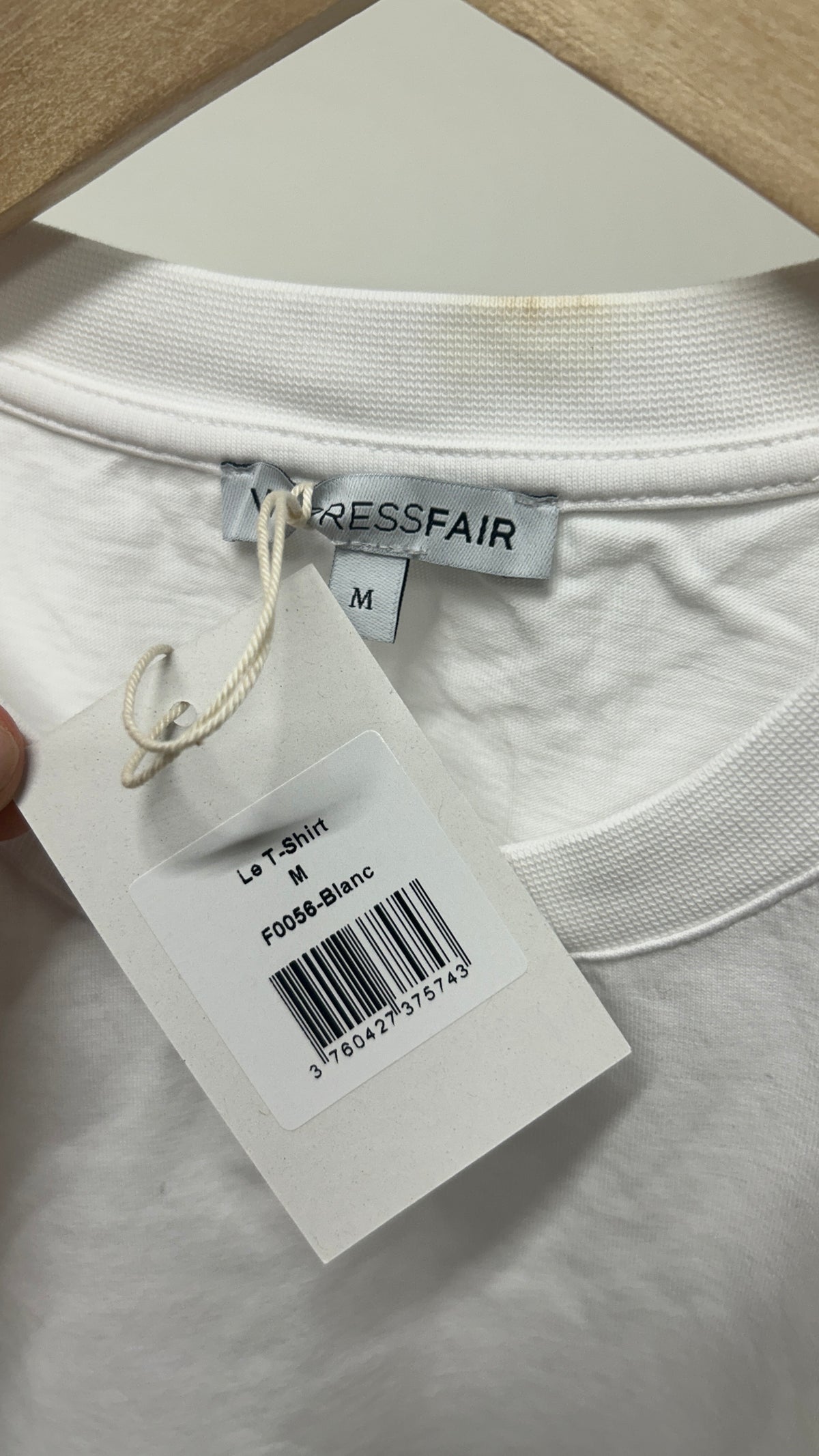 T-shirt en coton bio | blanc | Blanc