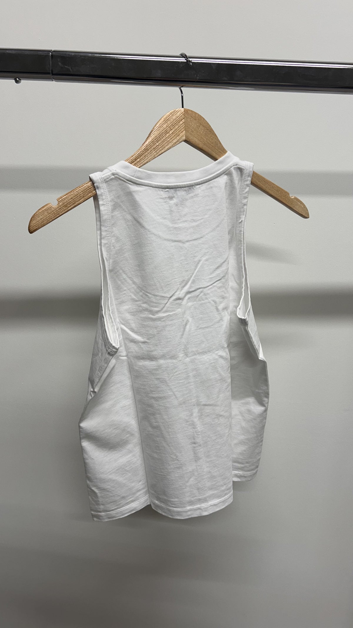 Débardeur en coton bio | blanc