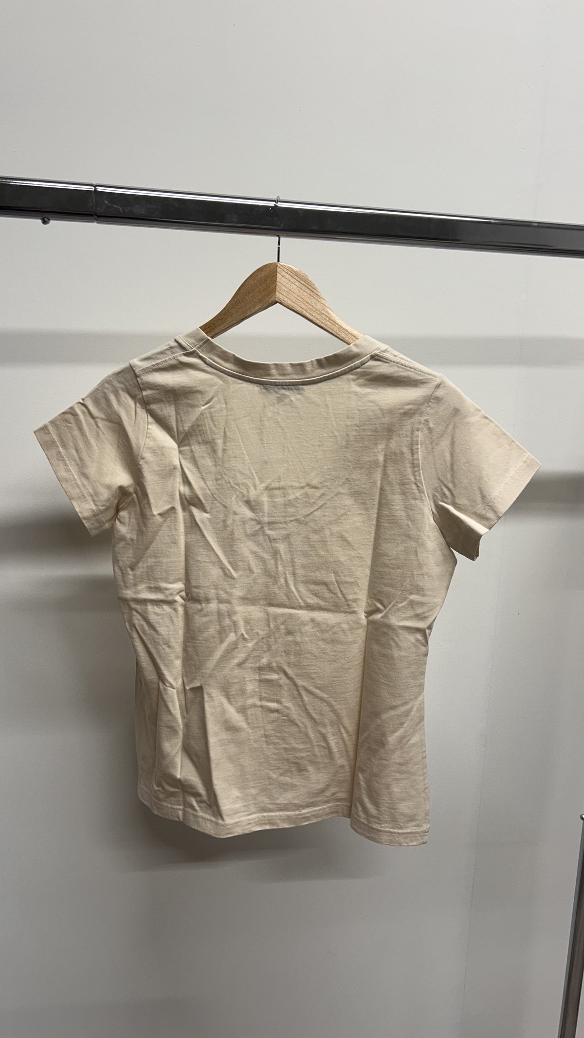 le t-shirt décolleté écru