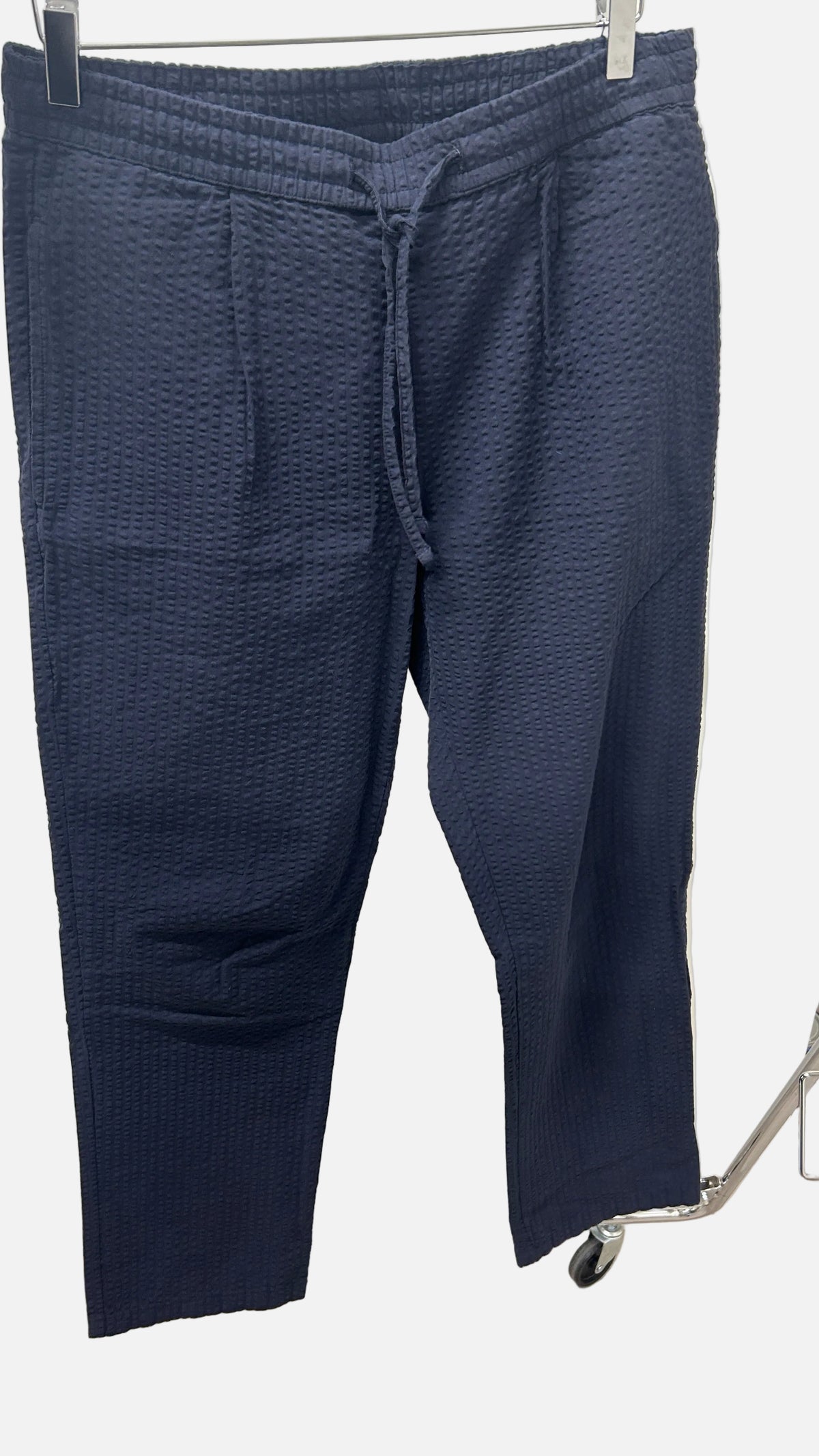 fig organic cotton seersucker pant gots/vegan - 1412 night sky