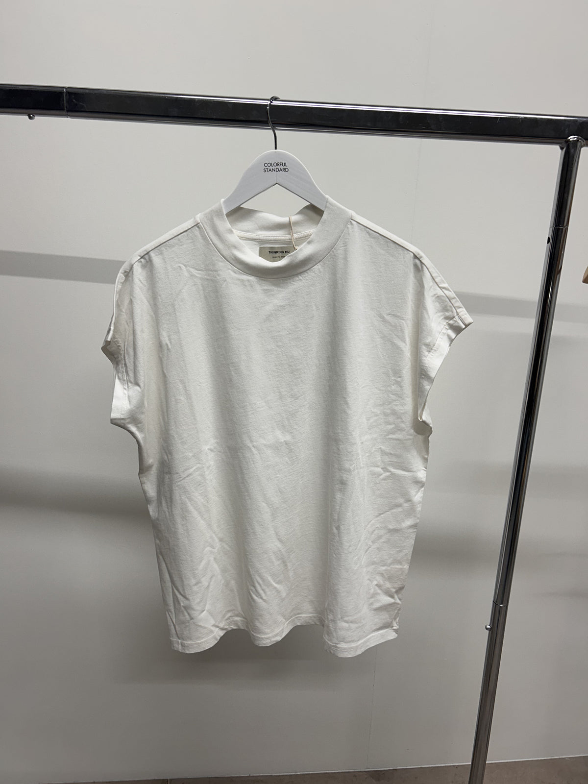 T-shirt manches courtes en coton bio | blanc 'Volta'