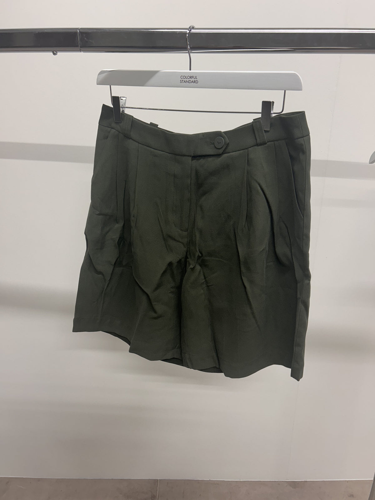 Short en ecovero | kaki 'bermuda laida - bottle green'