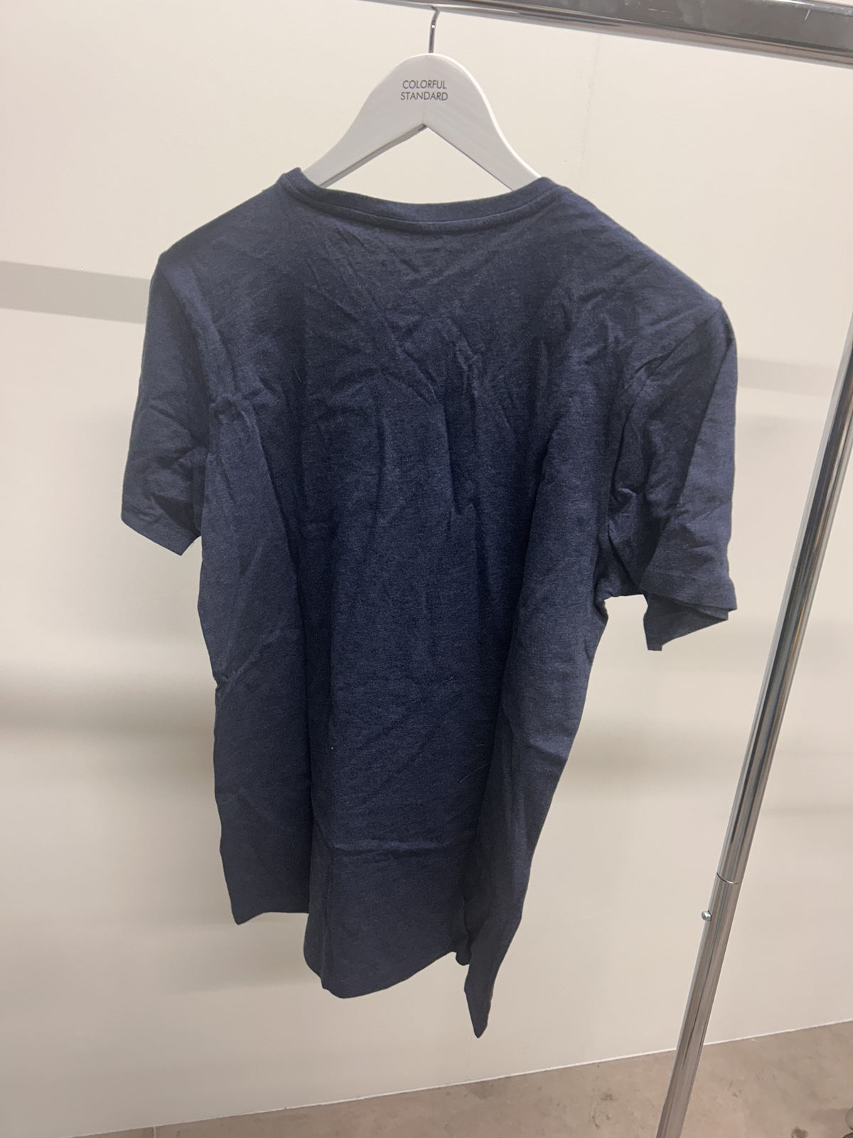 T-shirt bleu en coton bio