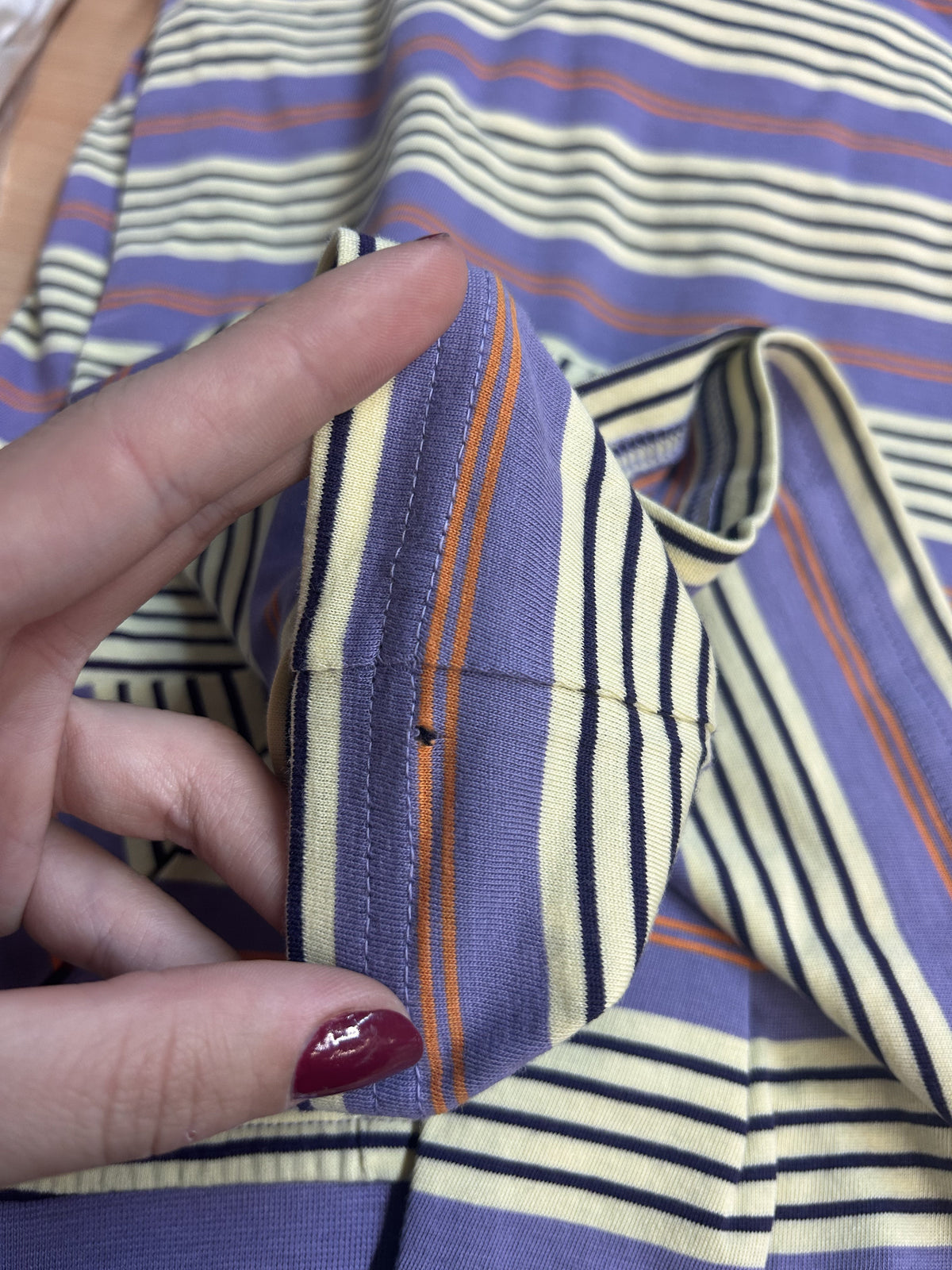 t-shirt gustavsberg retro stripe haze purple - purple haze