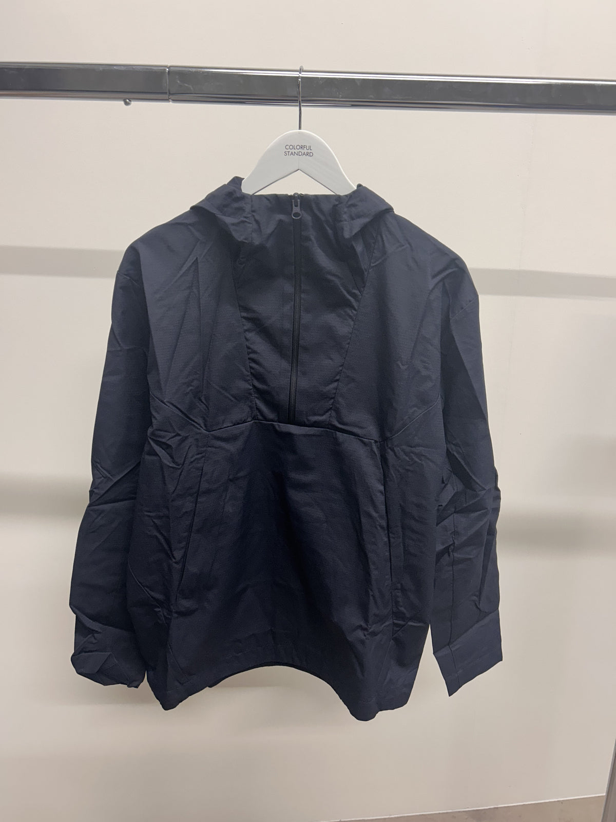 Coupe-vent en matière recyclée | bleu 'technical hoodie water repellent - dark navy'