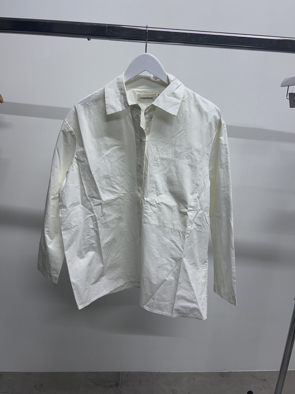 Chemise en coton bio | blanc 'white marcelle blouse - white'
