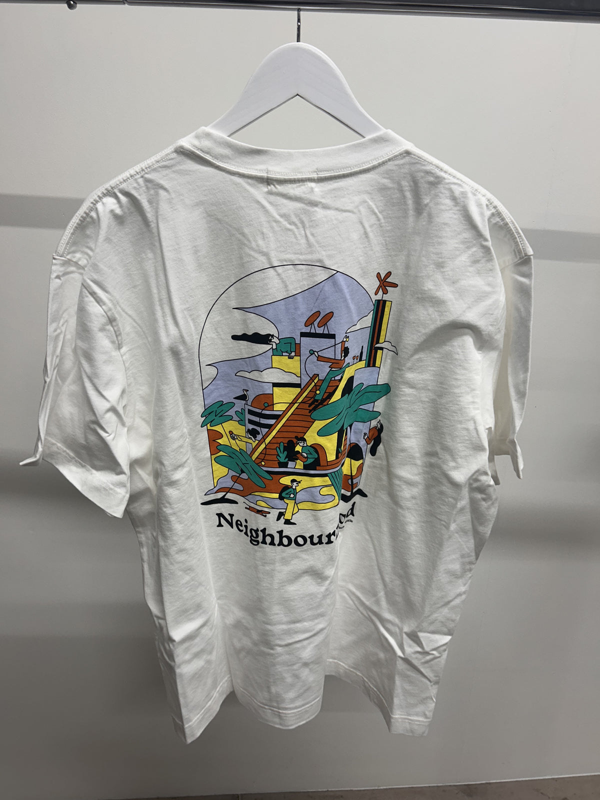 t-shirt neighbourhood ecru - ecru