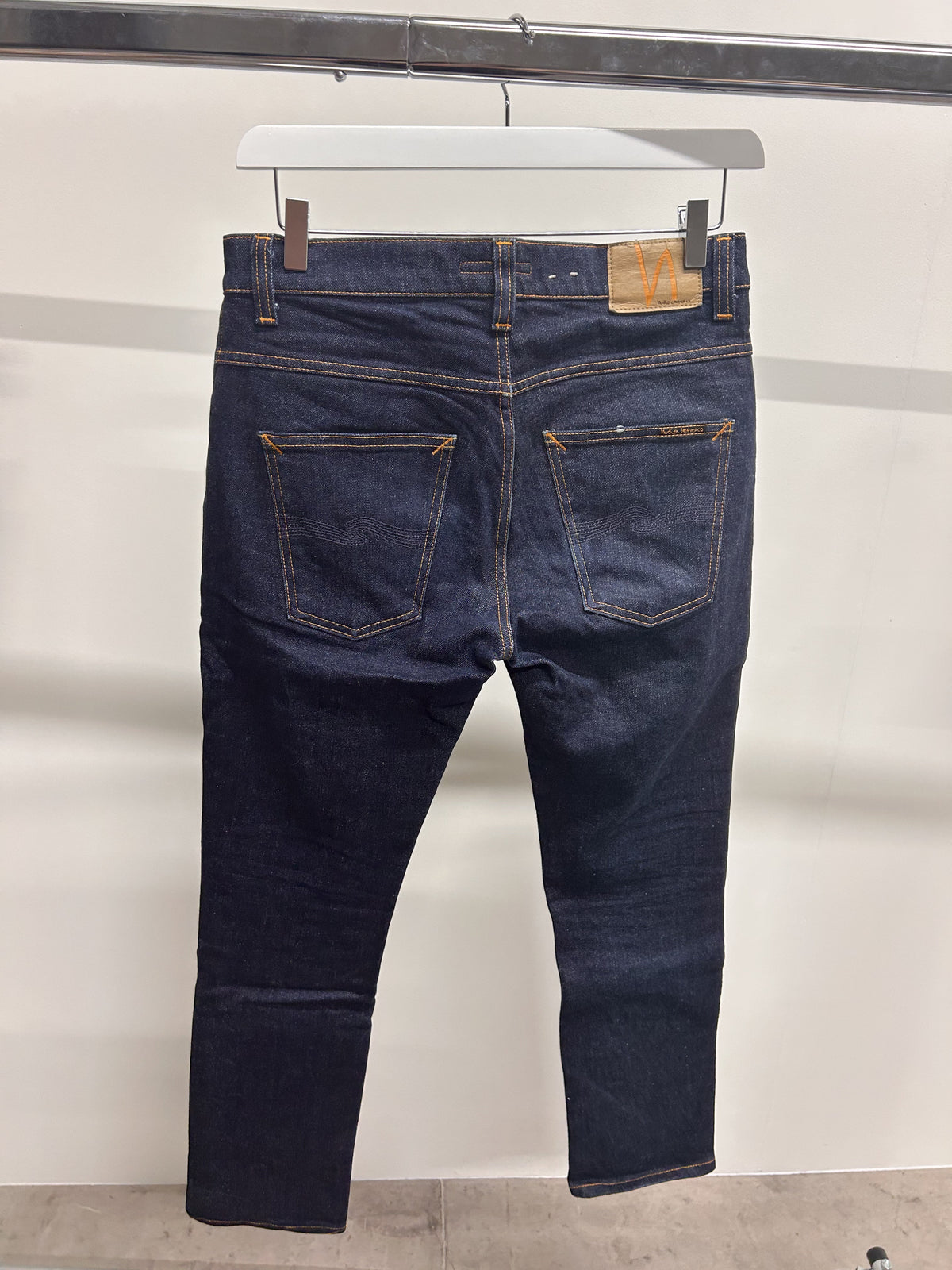 Jean slim en coton bio | brut 'Grim Tim Dry True navy'