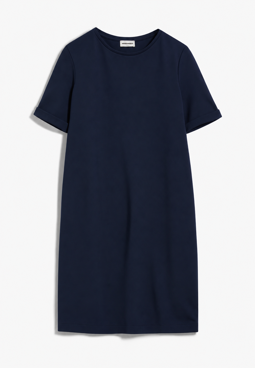 Robe t-shirt en ecovero | bleu marine