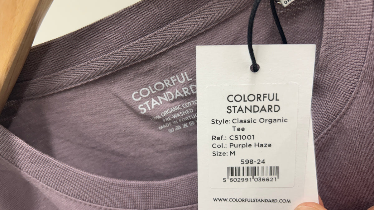 T-shirt violet en coton bio - Purple Haze