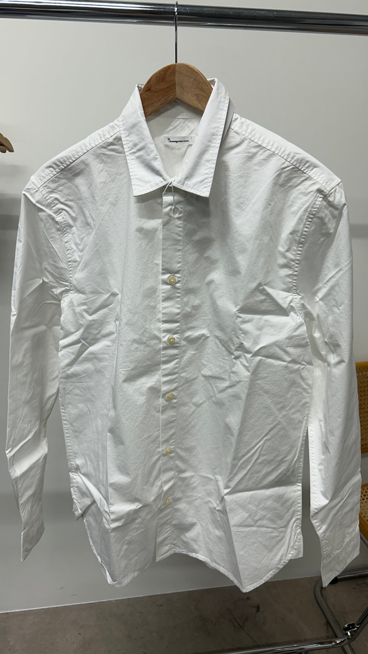 Chemise en coton bio - ALF regular crispy cotton shirt