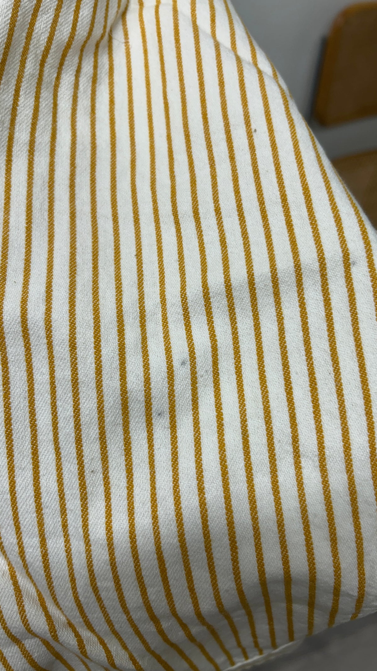 Veste en coton biologique | jaune 'Jacket stiby work stripe yellow - yellow'