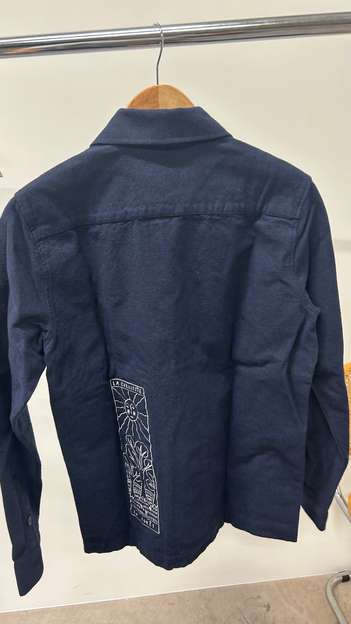 Chemise en coton | marine 'slow astral'