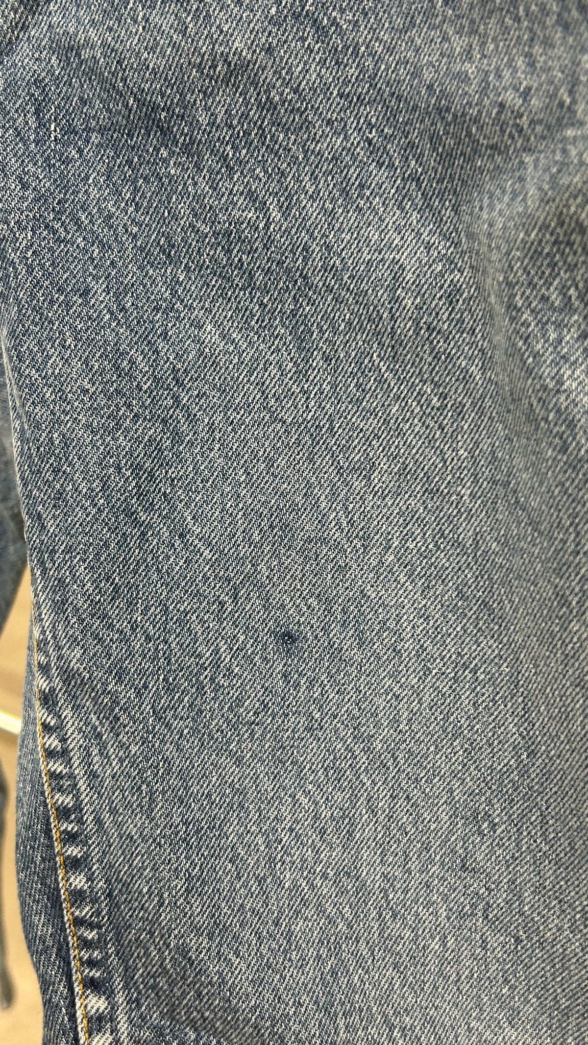 Jean droit large en coton bio | Bleu délavé 'rad rufus indigo blues'