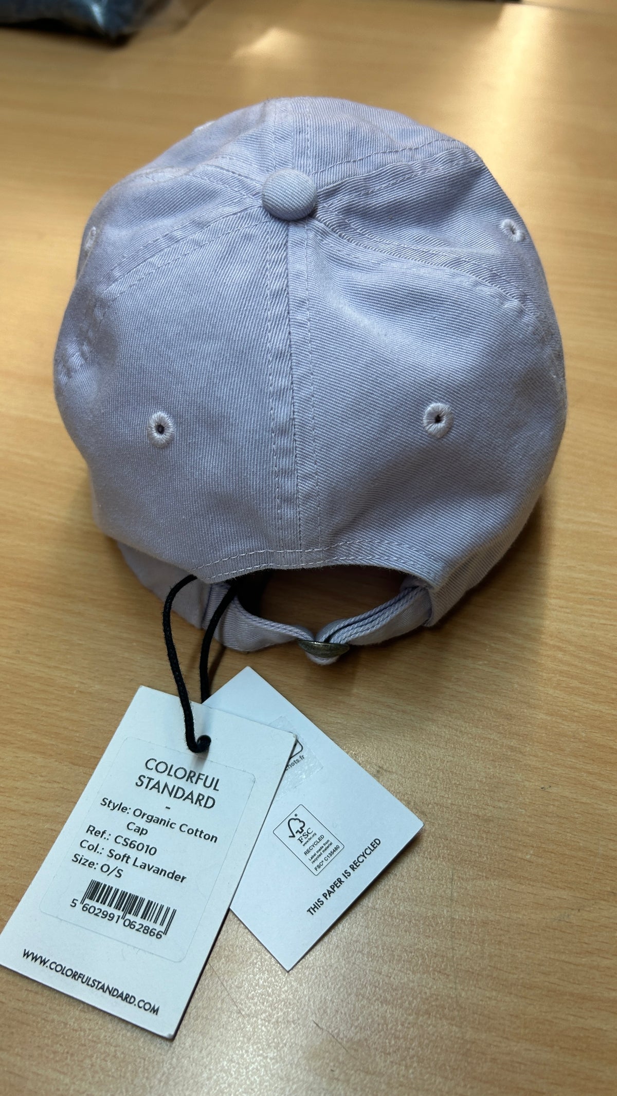 Casquette en coton bio | lilas 'cap soft lavender'