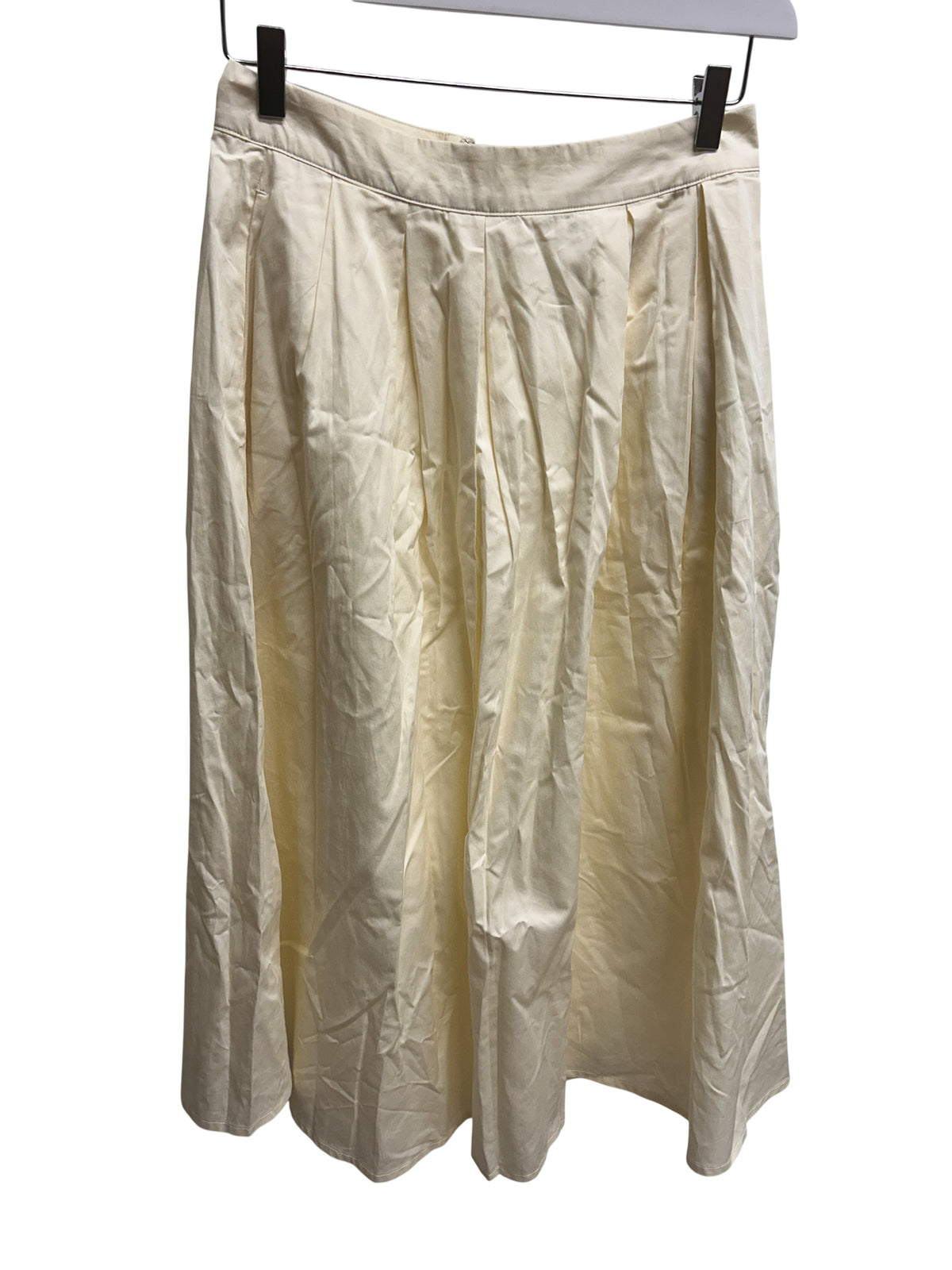 organic cotton pleated skirt gots/vegan - 1387 egret