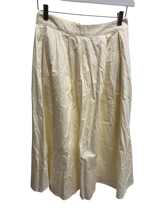 organic cotton pleated skirt gots/vegan - 1387 egret