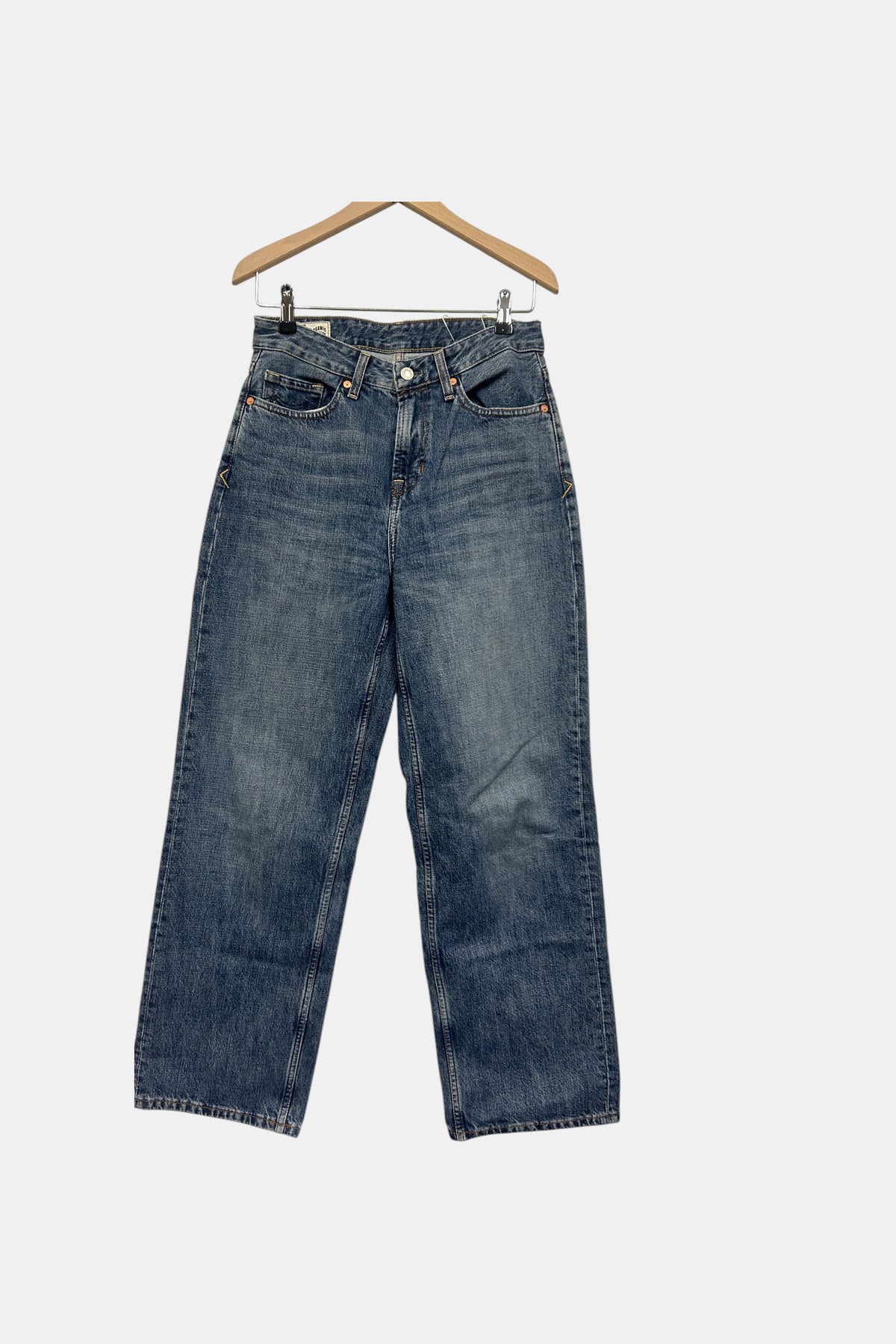 jean large en coton bio Kings Of Indigo 'Joan Ceky Blue Worn'