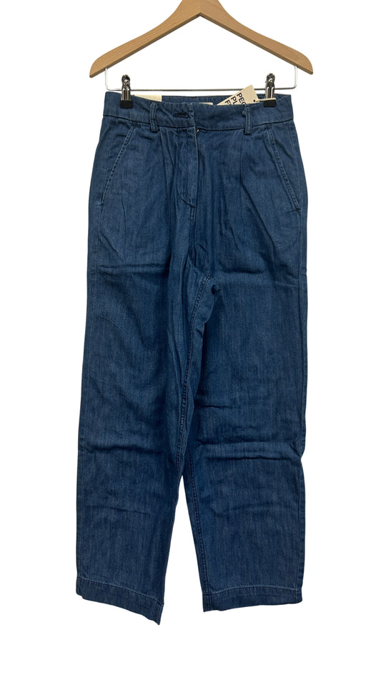 organic cotton denim pant gots/vegan - 3059 dark blue denim