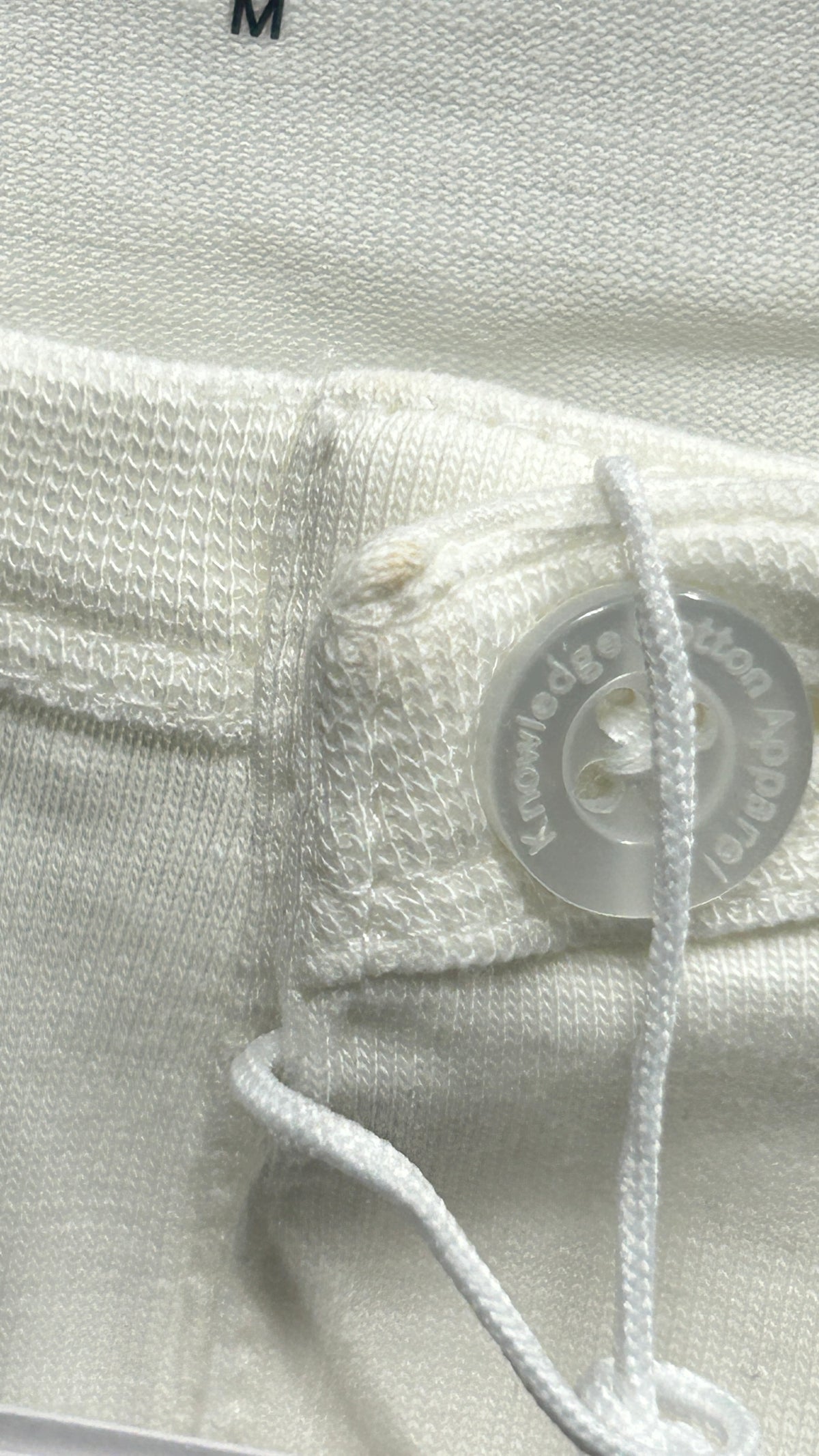 T-shirt boutonné en coton bio | blanc 'bo long sleeve henley bright white'