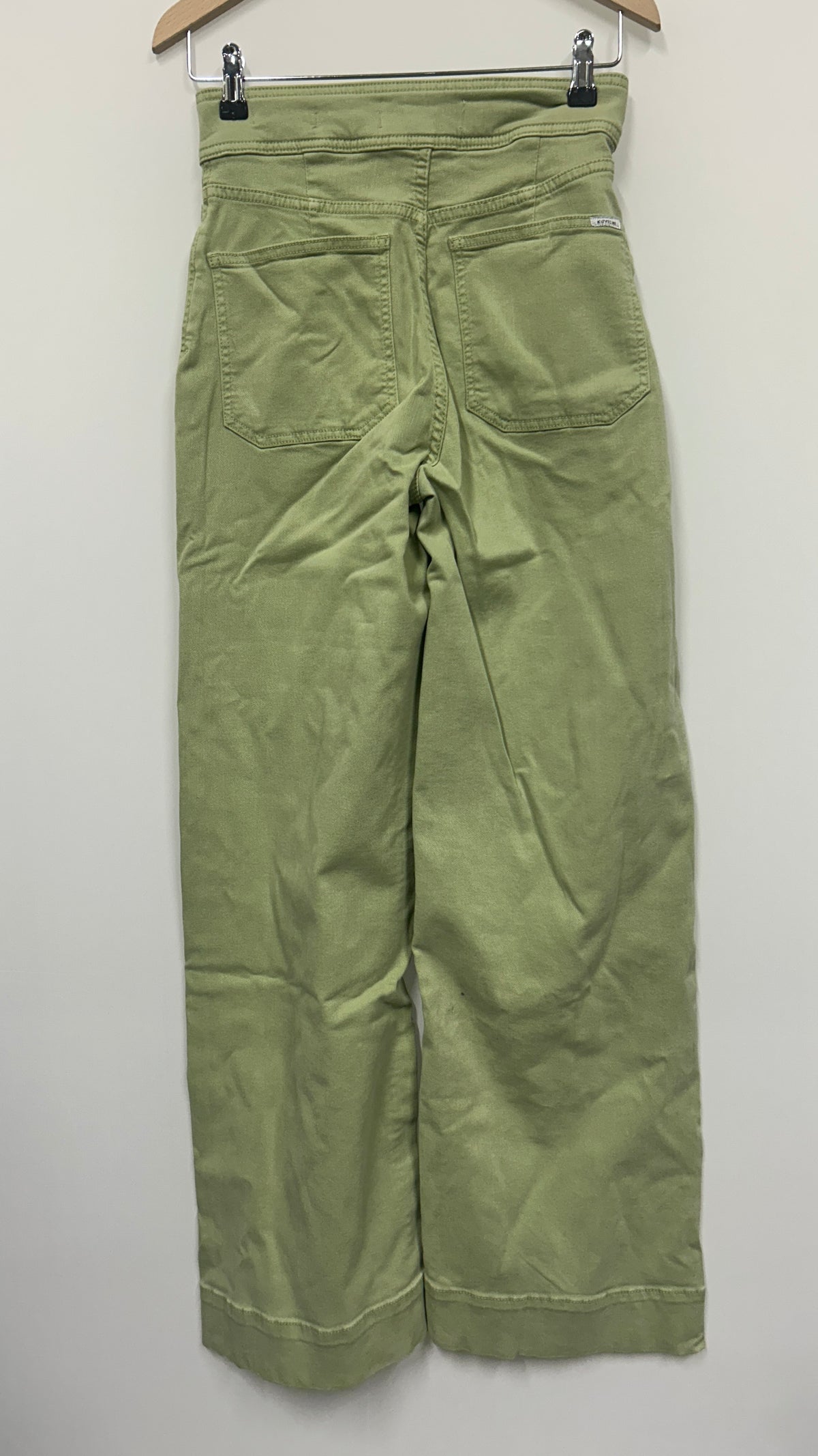 Pantalon ample en tencel et coton bio | Vert 'farrah worker sage green'