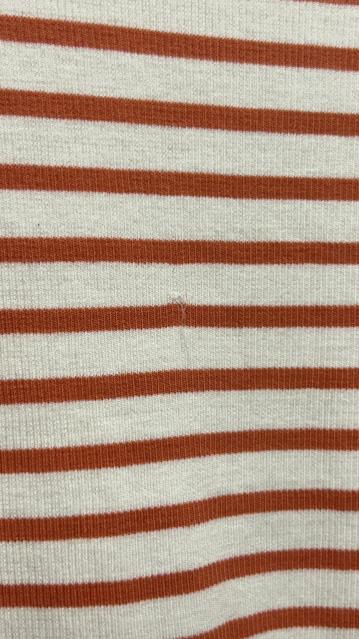 Débardeur en coton biologique | rouge 'striped racer rib top - red stripe'