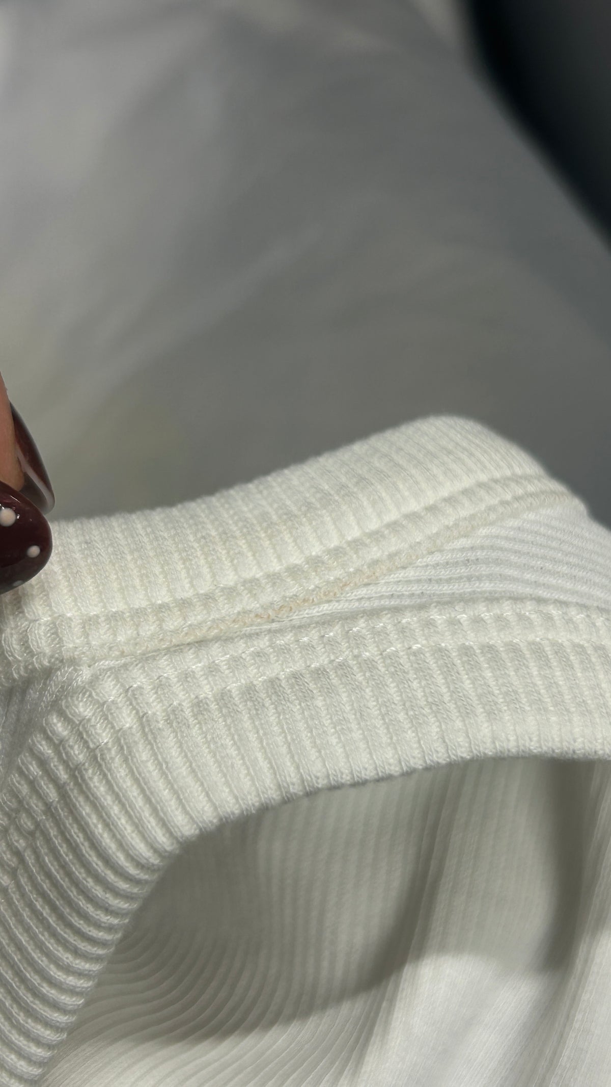 Débardeur côtelé en coton bio | Blanc 'racer rib top star white'