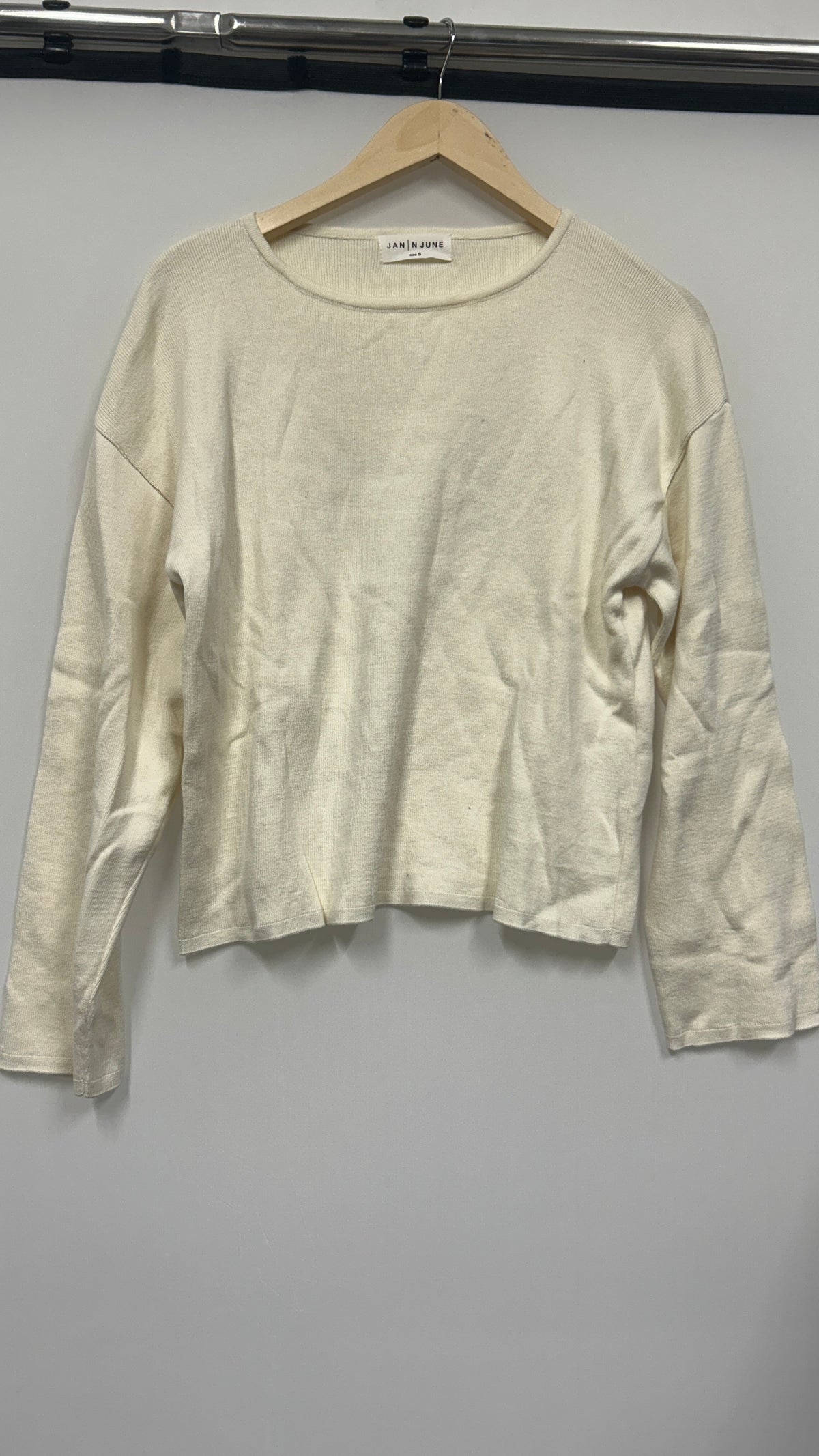 Pull en coton bio | écru 'williamsburg offwhite'