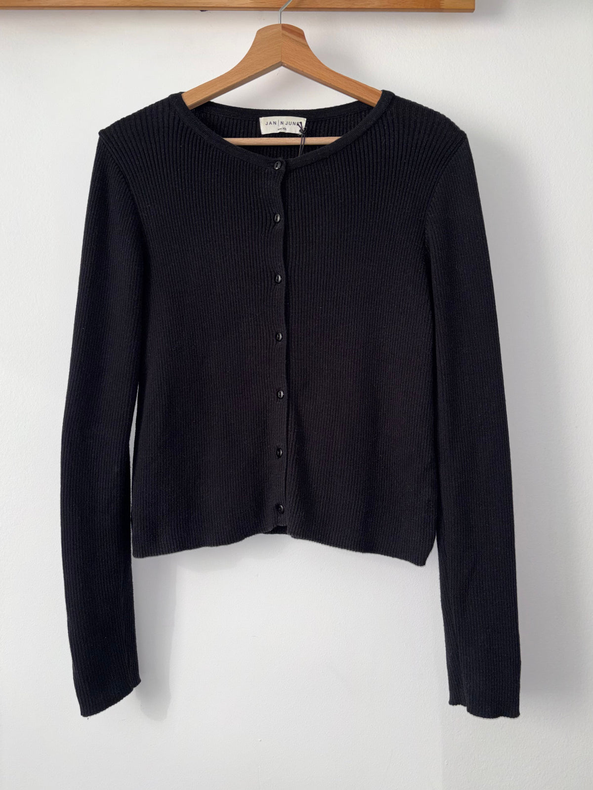 Gilet en coton biologique | 'glimt - black'