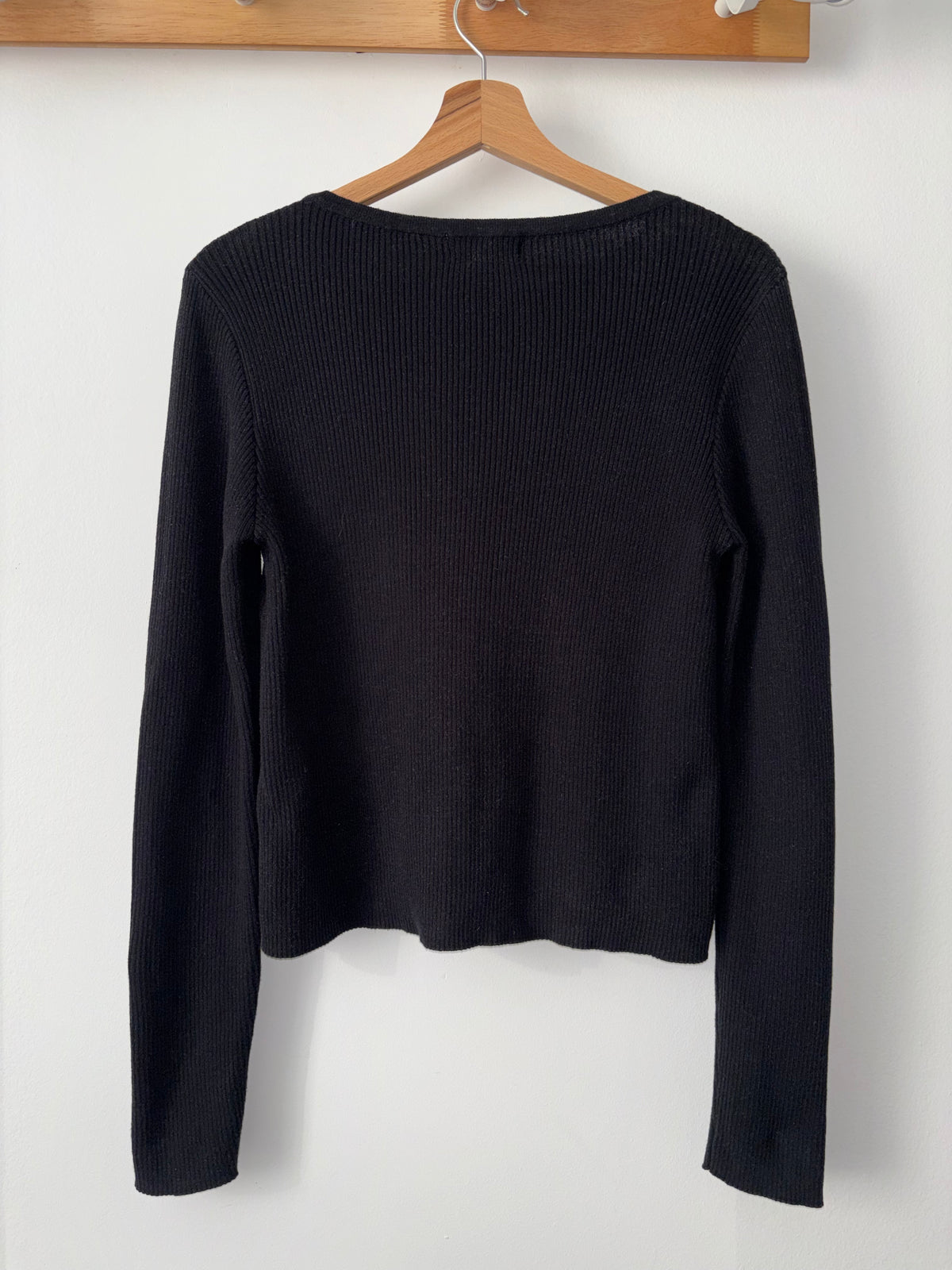 Gilet en coton biologique | 'glimt - black'