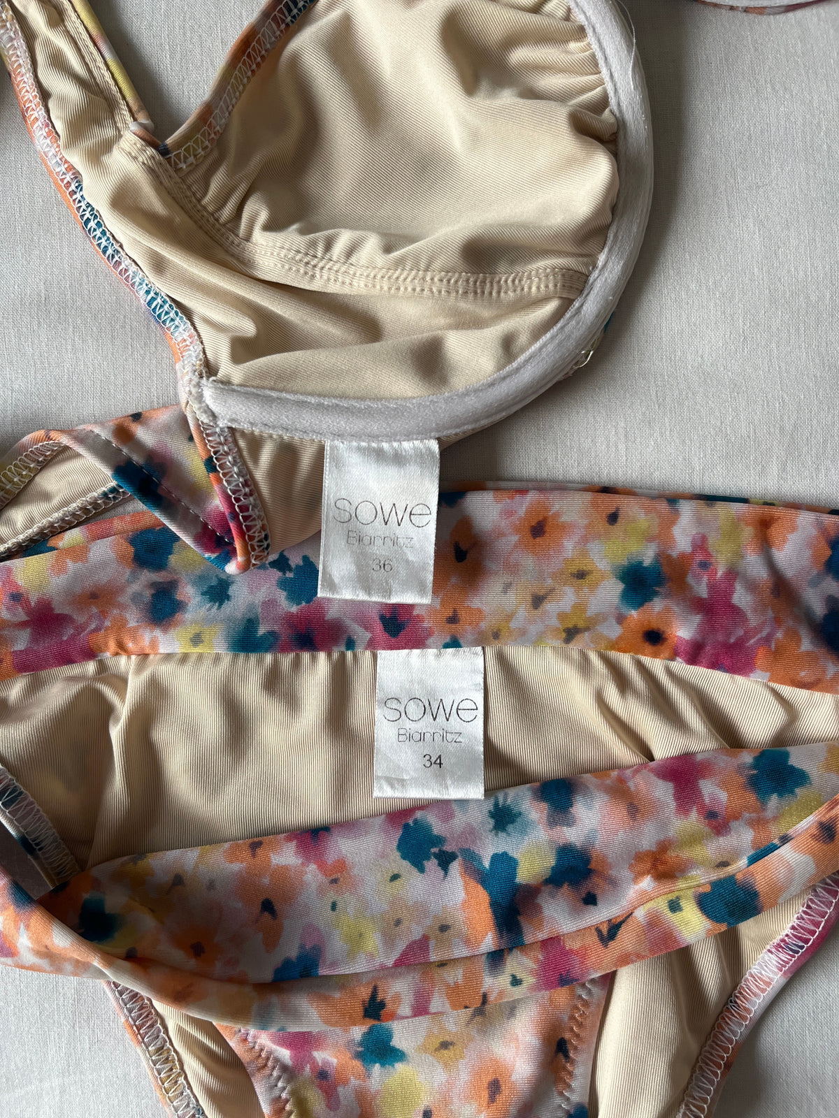 Ensemble de maillot de bain millefleurs SOWE BIARRITZ