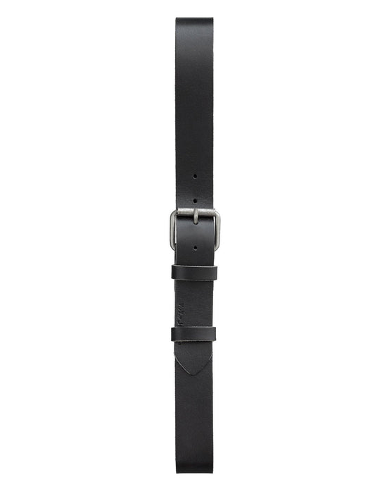 Ceinture en cuir tannage végétal | noir "Pedersson black"