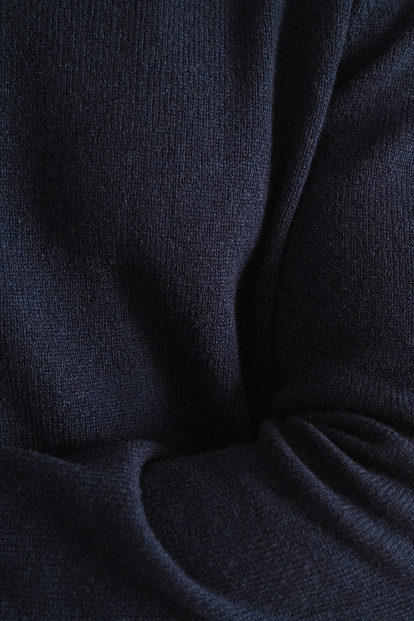 Pull en laine mérinos recyclée | marine