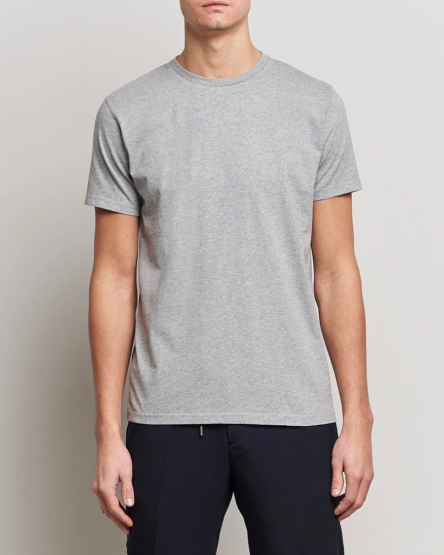 T-shirt manches courtes en coton bio | gris "Heather grey"