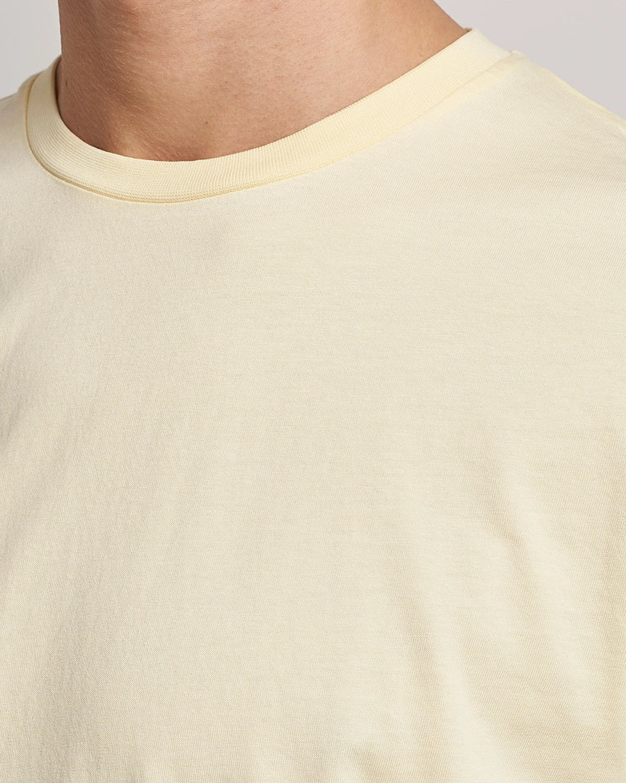 T-shirt en coton bio | jaune clair "Soft Yellow"