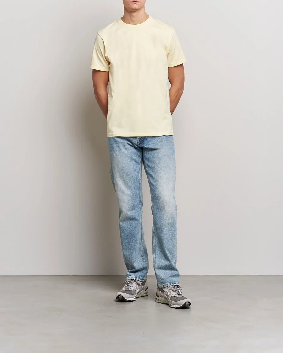 T-shirt en coton bio | jaune clair "Soft Yellow"
